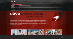 Desktop Screenshot of novosportware.com